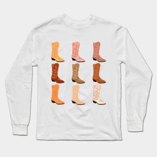 Cowboy Boots Long Sleeve T-Shirt